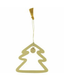 Zusss hanger kerstboom goud