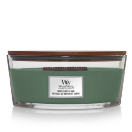 Woodwick elllipse Mint Leaves & Oak