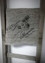 Shabby doek magnolia 45 x 45