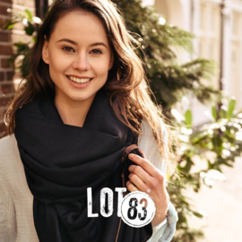 Lot83 sjaal Fien zwart