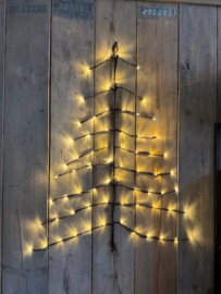Kerstboom muurhanger/ led verlichting