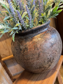 Mooie ronde pot Brown