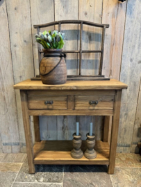 Teakhouten sidetable 80 cm