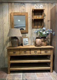 Mooie grote sidetable / dressoir met lades en onderblad