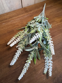 Lavendel kunsttak / bundel Creme
