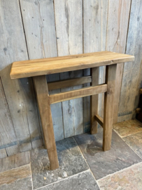 Teak houten muurtafeltje / bijzettafeltje
