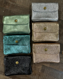 Metallic portemonnee klein