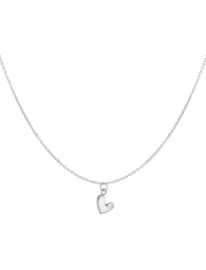 Ketting met hart bedel