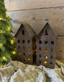 Metalen huisje brown