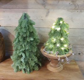Nobilis kunst kerstboom met verlichting (3 maten)