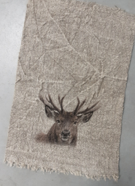 Gekleurde shabby doek smal Rendier