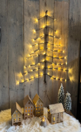 Kerstboom muurhanger/ led verlichting