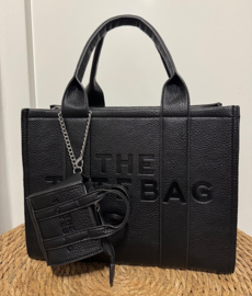 Tote Bag met mini tote bag sleutelhanger
