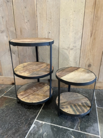 Ronde 2 laags etagere
