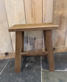 Houten bankje / krukje  40 cm