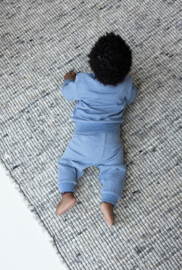 Feetje wafel pyjama Blue melange