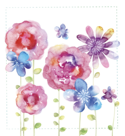 Wenskaart Bloemen