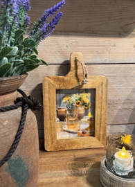 Houten fotolijst / Hanging photoframe