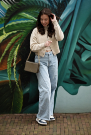 Bag2Bag leren tasje Berlin Stone