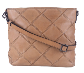 Bag2Bag Model Pino zwart en camel