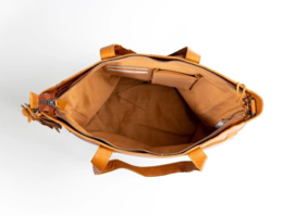 Bag2Bag leren schoudertas Cognac