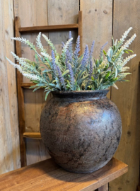 Mooie ronde pot Brown