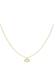 Ketting met bedel lippen
