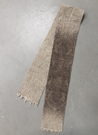 Shabby lint Kelim grijs