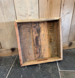 Oud houten dienblad / tray