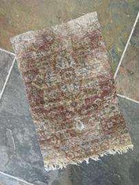 Shabby doek Kelim roest