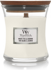 WoodWick Medium Candle White tea & Jasmine