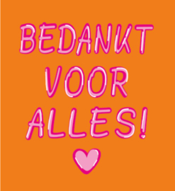 Bedankt voor alles!