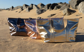 Shopper / strandtas Bora Bora Metallic