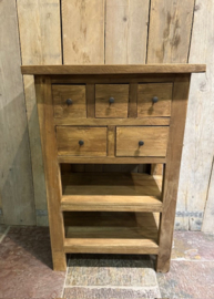 Teak kastje met lades