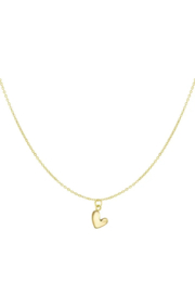 Ketting met hart bedel