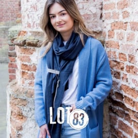 Lot83 Sjaal Lyn blauw