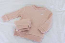 Feetje wafel pyjama old pink