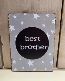 Houten tekstbord, Best Brother