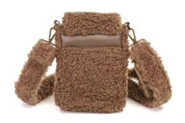 Teddy tasje Taupe of Zwart