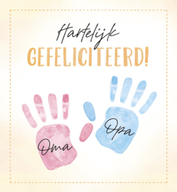 Hartelijk Gefeliciteerd Oma Opa