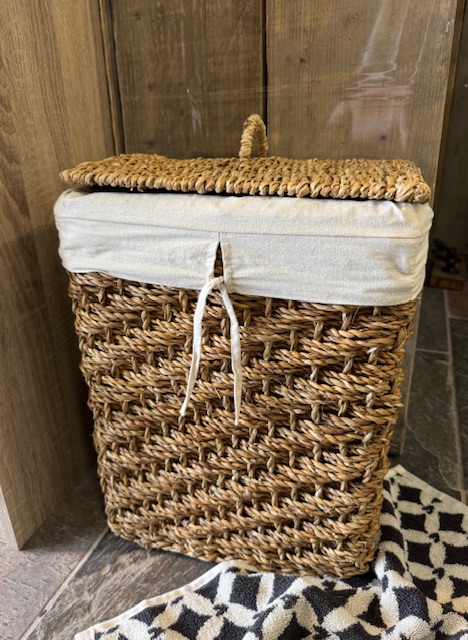 Wasmand square met deksel