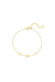Lief armbandje met bloemetjes