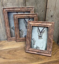 Houten fotolijst  4 maten
