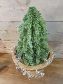 Nobilis kunst kerstboom met verlichting (3 maten)