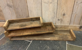 Oud houten robuuste wandplank div maten