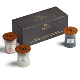 Woodwick Gift Set Deluxe Mini Jar Floral