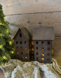 Metalen huisje brown