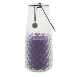 Home society wax glas candle