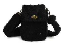 Teddy tasje Taupe of Zwart