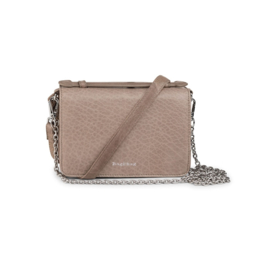 Bag2Bag leren tasje Berlin Grey Taupe
